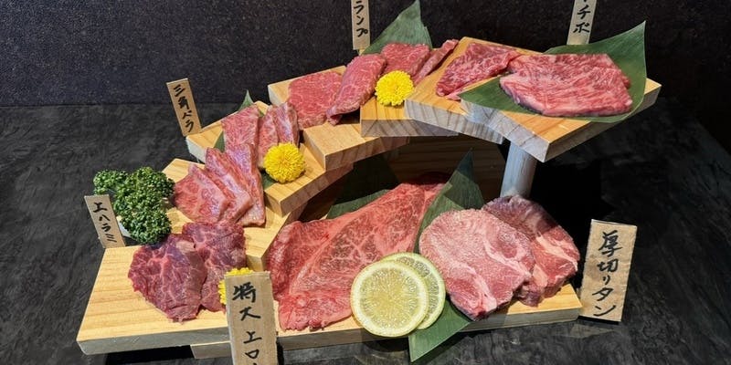 Taro厳選A5和牛6種7段 豪華肉盛りセット