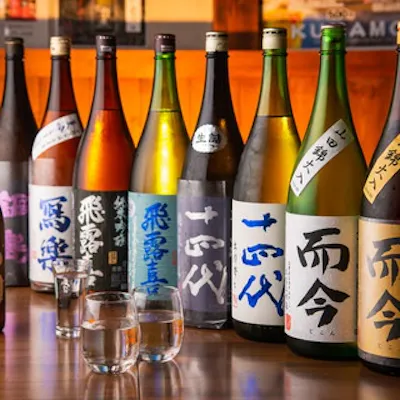 熊本の地酒を豊富に取り揃え
