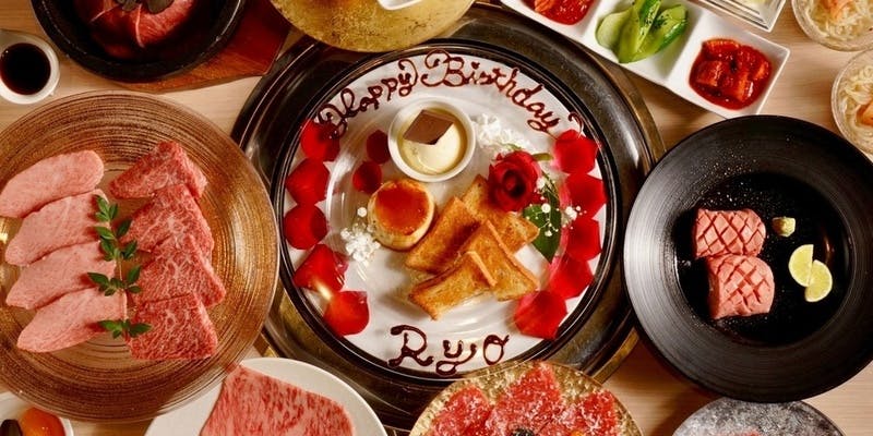 【ANNIVERSARYコース】厚切り生タン塩・黒トリュフ・雲丹を味わう絶品プラン　全13品