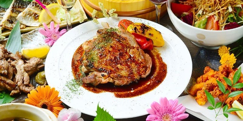 【 至高 Course 】レアステーキユッケ、甘鯛のポワレ、牛フィレステーキetc.