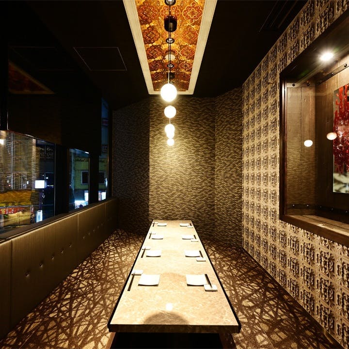 全席個室でプライベートな空間を提供