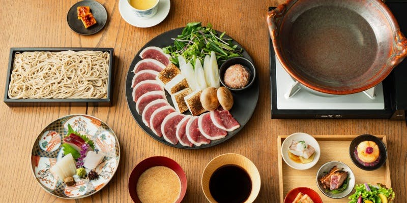 12/1～2/15　鴨しゃぶ鍋コース