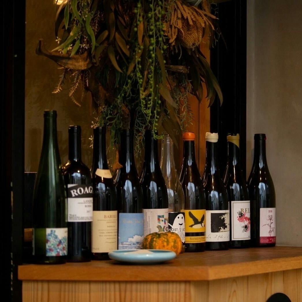 豊富な日本酒と焼酎の品揃え