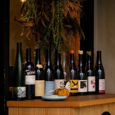 豊富なナチュラルワインがございます