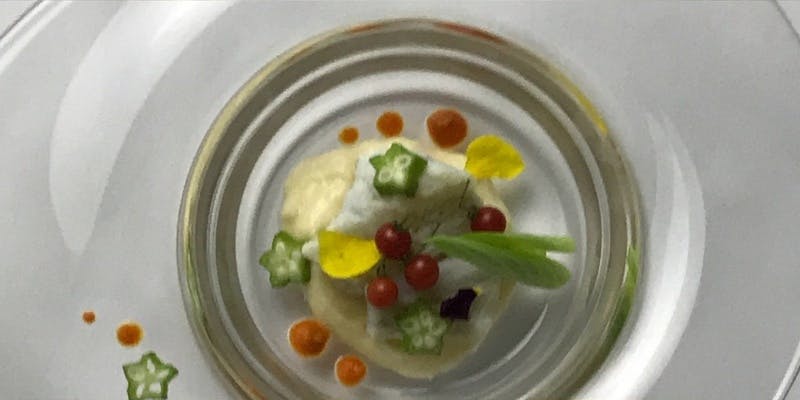 和歌山×フランスを感じるコース　和食の技法や地元食材・縄巻寿しを使った料理など全11品/15,000円