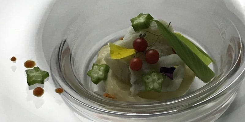 和歌山の食材をつかった季節感満載コース　鯛や熊野牛ロース肉、前菜、スープ、デザートなど全6品/8000円