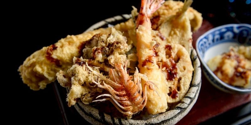 【天ぷら】彩り天丼コース