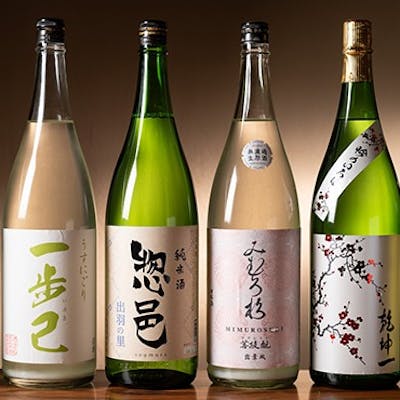 希少な銘柄から季節の限定酒まで。酒通を虜にする、充実のラインナップ。
