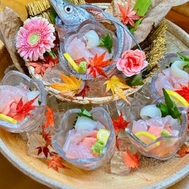 目にも美しい創作料理