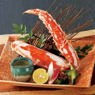 新鮮なかにを使った多彩な料理