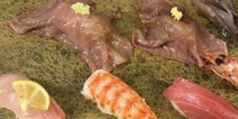 【鮨と蕎麦ディナーコース】＋2時間飲み放題付き