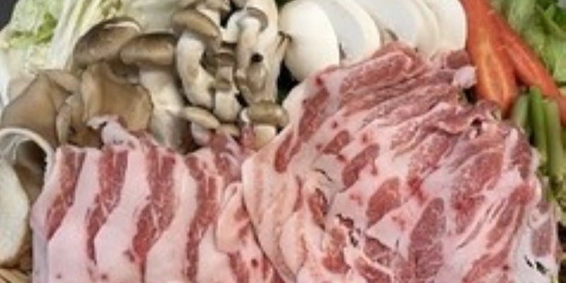 【自然薯と金華豚の鍋コース】＋2時間飲み放題付き