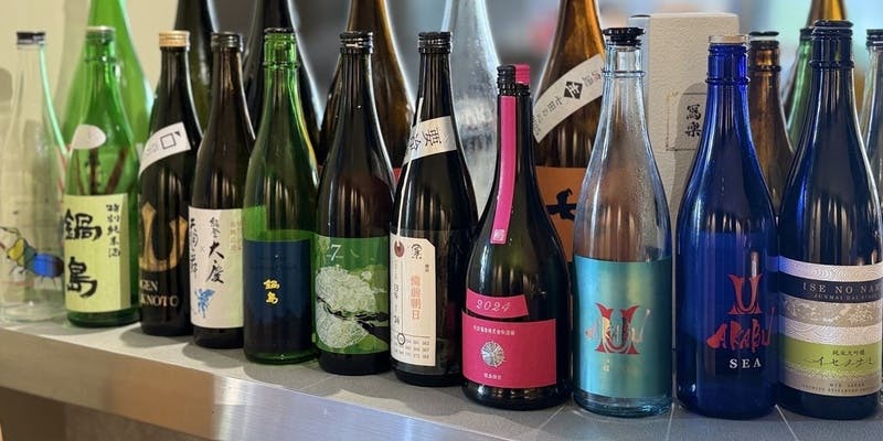 プレミアム日本酒含む有名銘柄日本酒50種飲み放題　2時間制