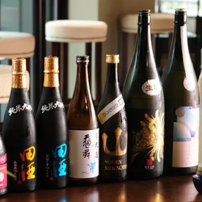 希少酒含む豊富な日本酒セレクション