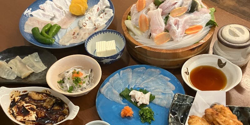 周防コース（焼きふぐのコース）　