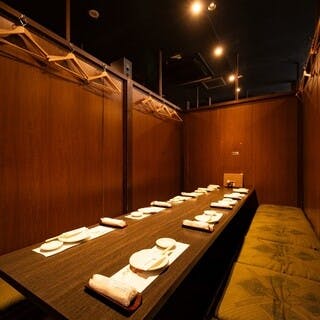 プライベート感あふれる個室空間