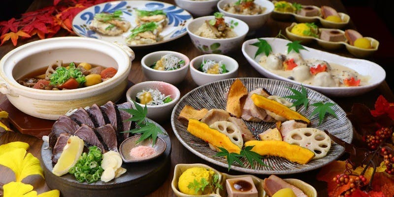 【竹コース】カツオの藁焼き×和歌山豚藁焼きなど/全8品＋2H飲み放題