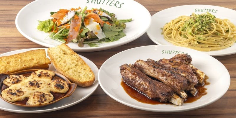 Aコース～SHUTTERSの名物を気軽に味わうカジュアルプラン～