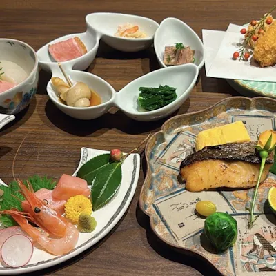 季節感あふれる創作和食のコース
