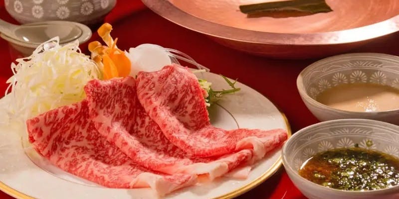 しゃぶしゃぶコース ＜全6品＞