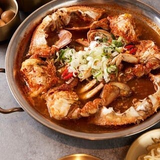 香ばしいワタリガニチゲ！