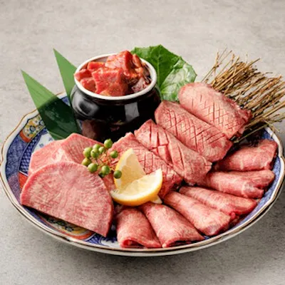 名物「花咲牛タン」含む、極上の厚切り牛タン食べ放題