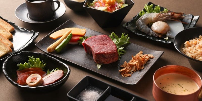 シーフード＆AU産フィレステーキコース