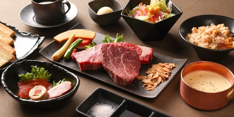 AU産フィレ＆国産サーロインステーキコース