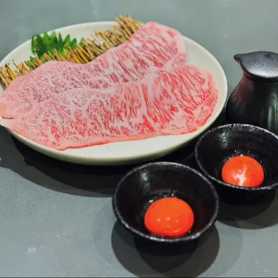 必食の名物「片面7秒ロース」