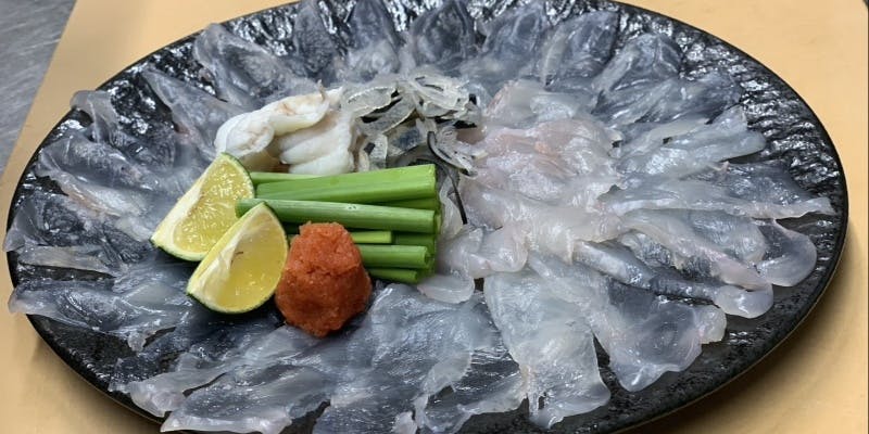 【てっちりコース】てっさ、てっちり、ふぐのからあげ等（全6品）＋飲み放題