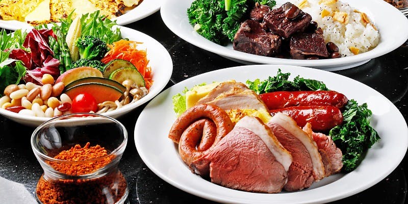 サルヴァドールコース（シュラスコ4種類＋サイドメニュー食べ放題）