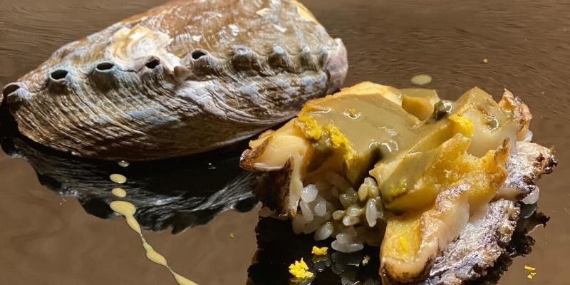 極上A5ランク黒毛和牛ランチコース＋アワビステーキ