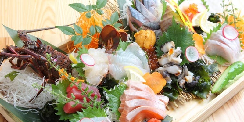 濃厚雲丹出汁を使用した海老三昧コース　2時間飲み放題付き