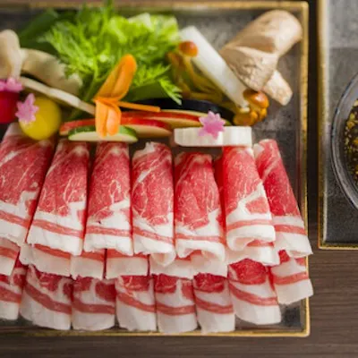 一人一鍋で楽しむ北海道産羊肉のしゃぶしゃぶ