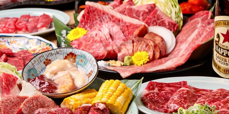 【歓送迎会・忘新年会向/焼肉10種】上タン、厚切タン、大和牛などお肉の種類が豊富なプラン