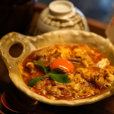 名物「人生の最後に食べたい親子丼」