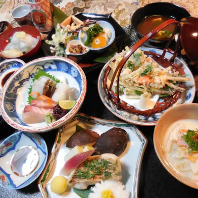 旬の食材を活かした会席料理