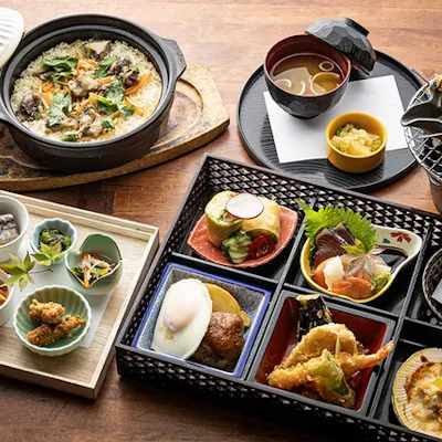 新鮮な食材を使った和食の数々