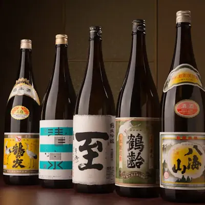 新潟ならではの銘酒もご用意。充実の飲み放題付きコースも!