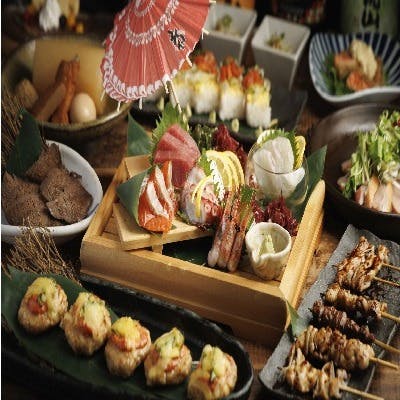 2時間飲み放題付きの季節のコースを種類豊富にご用意