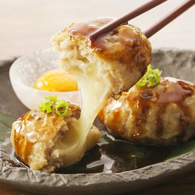 わん名物!! 手づくりとろ~りチーズつくね