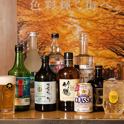 北海道限定のドリンクで乾杯