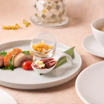 厳選食材を使用した多彩なコース料理