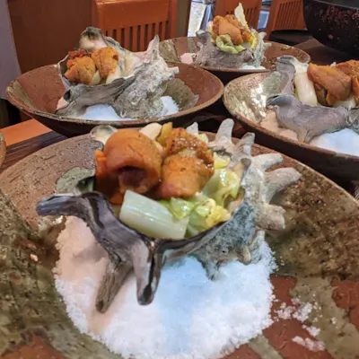 板前の目利により仕入れる食材を味わう料理