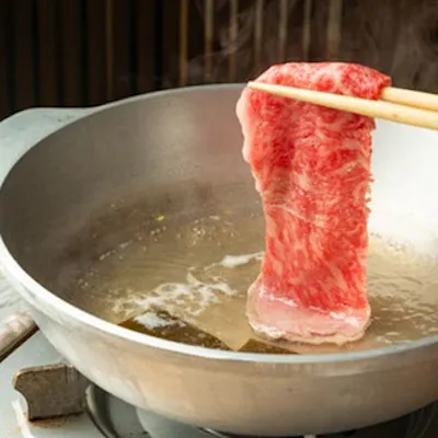 A5ランク近江牛のすき焼き・しゃぶしゃぶ