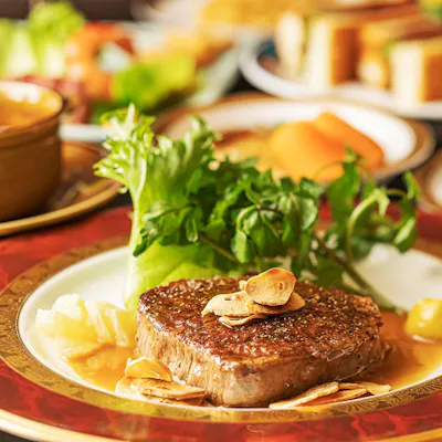 ステーキハウス新吾の伝統の鉄板焼き