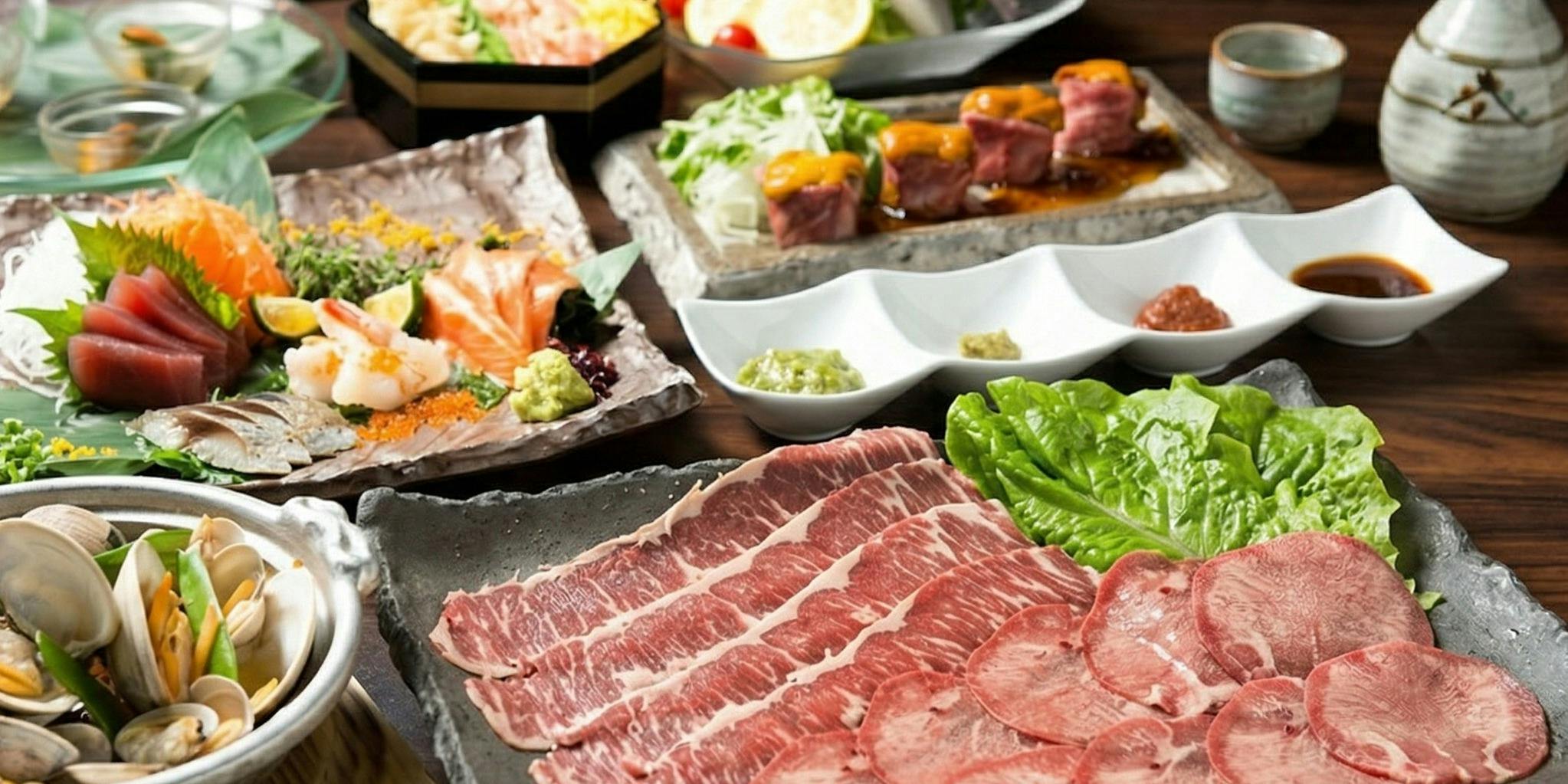 橙家 横浜みなとみらい東急スクエア店 【豪華会席 雅コース 全7品】牛