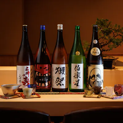 全国各地の日本酒を取り揃え