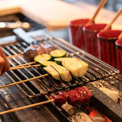 四季折々の厳選食材を使用した串焼き
