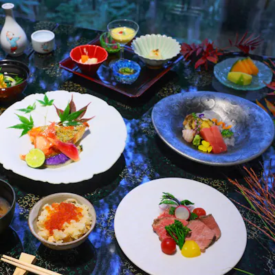 旬を映す彩り豊かな会席料理